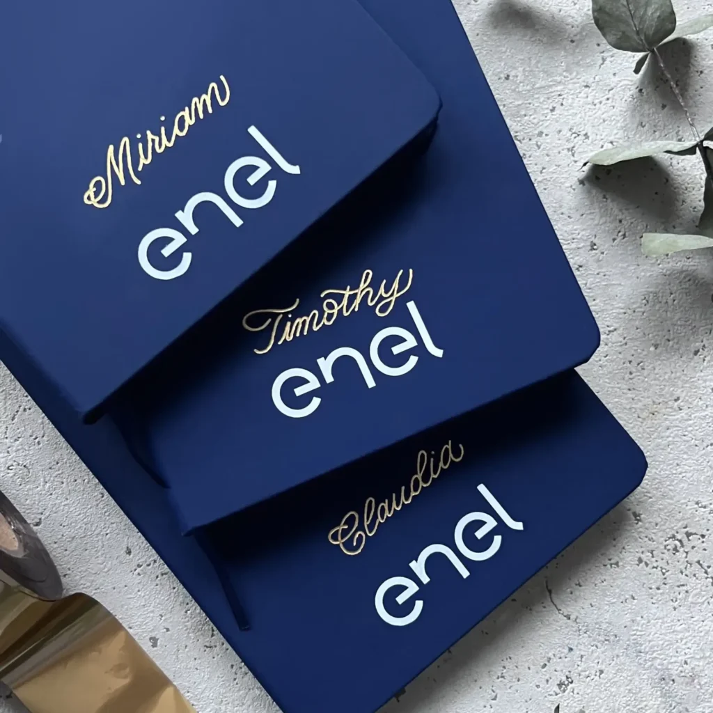 Notizbuch mit Personalisierung mit Corporate Event