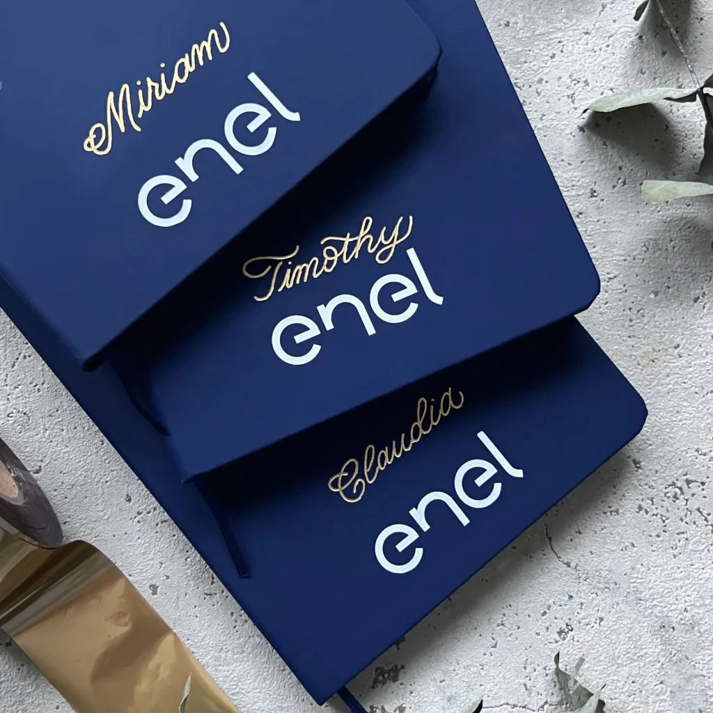 Notizbuch mit Personalisierung mit Corporate Event