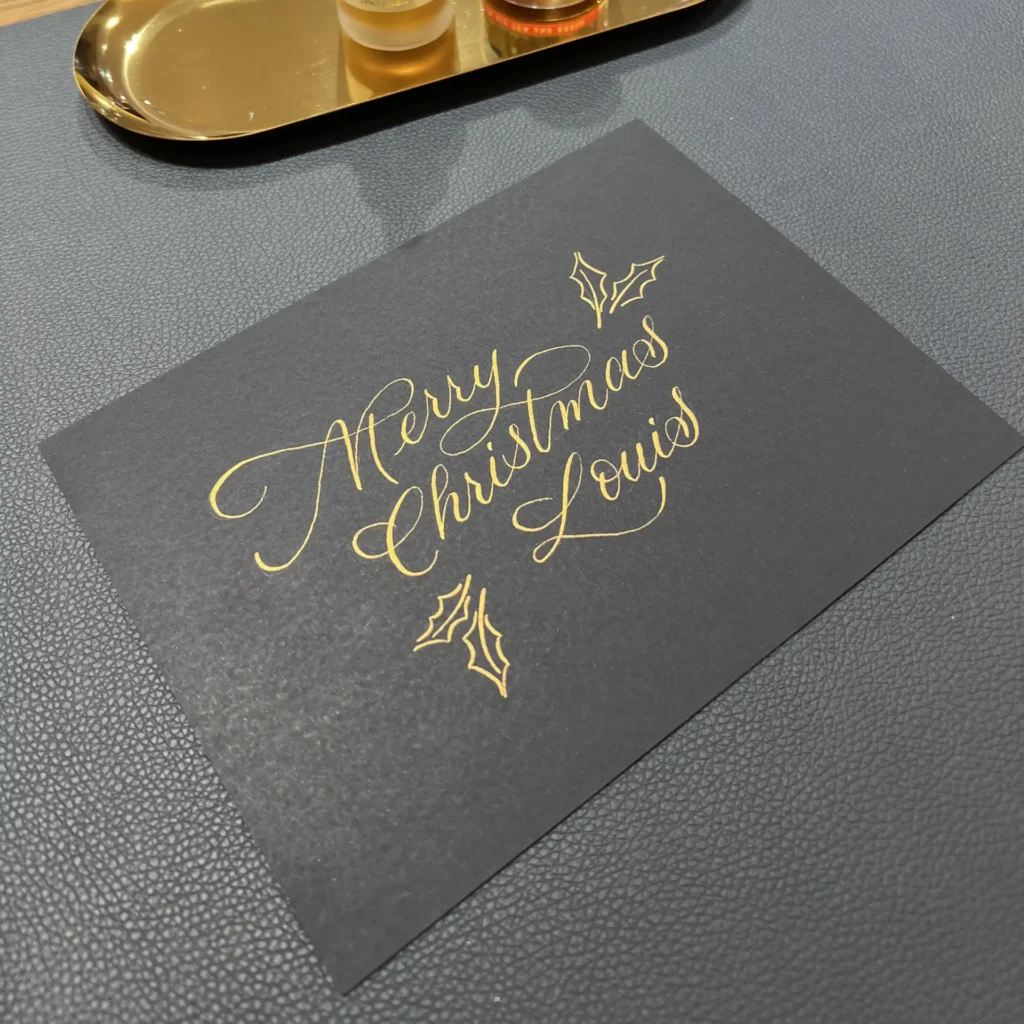 Weihnachtskarten Louis Vuitton