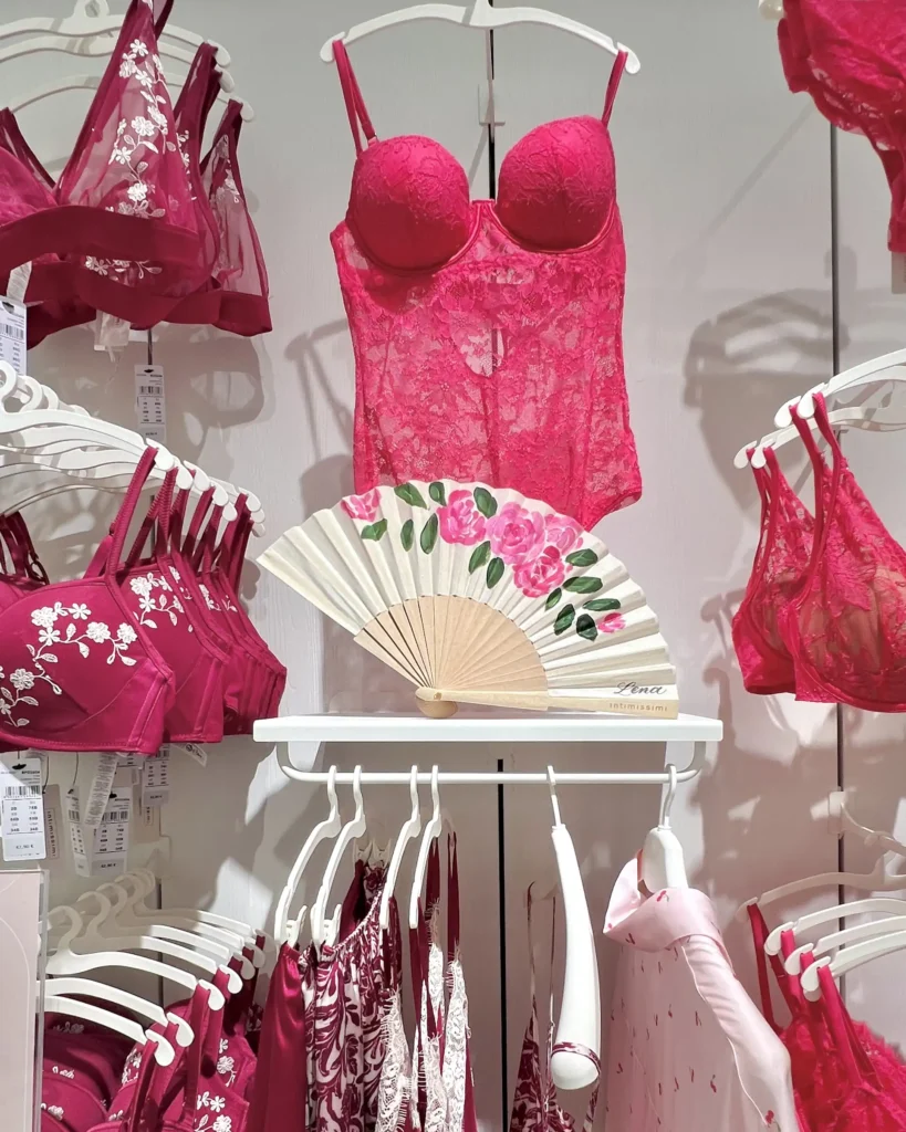 Fächer Intimissimi Rosen Product Painting Fächer für Intimissimi in Oberhausen