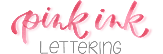 Pink Ink Lettering